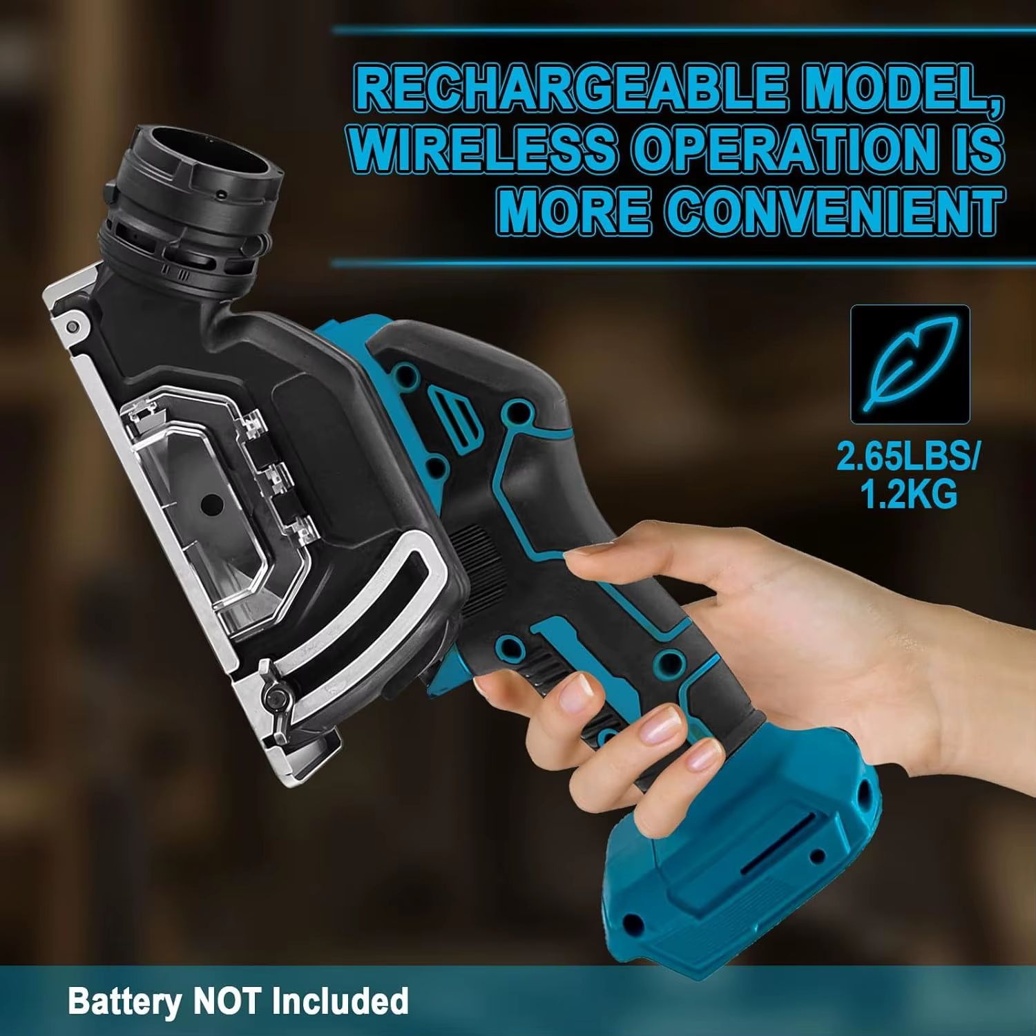 Makita – Mini meuleuse d'angle sans fil, outil de coupe électrique, scie circulaire de 3 pouces, outils électriques pour batterie 18V