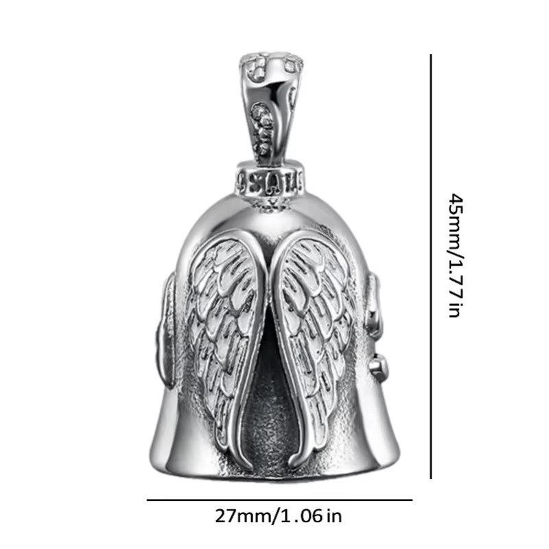 Clochette de moto ange gardien, accessoires portables pour motards, cadeau pour motards et cyclistes