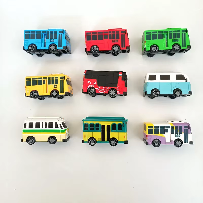 Bus miniatures pour enfants, cadeaux pour les plus petits, bus éducatifs, bus TAYO, mini bus à rétrofriction, petits jouets