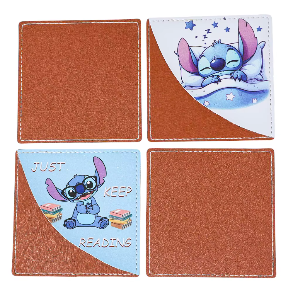 Marque-page d'angle Anime Stitch, accessoires de lecture créatifs pour enfants/étudiants, cadeau parfait pour les amateurs de livres (thème Lilo & Stitch)