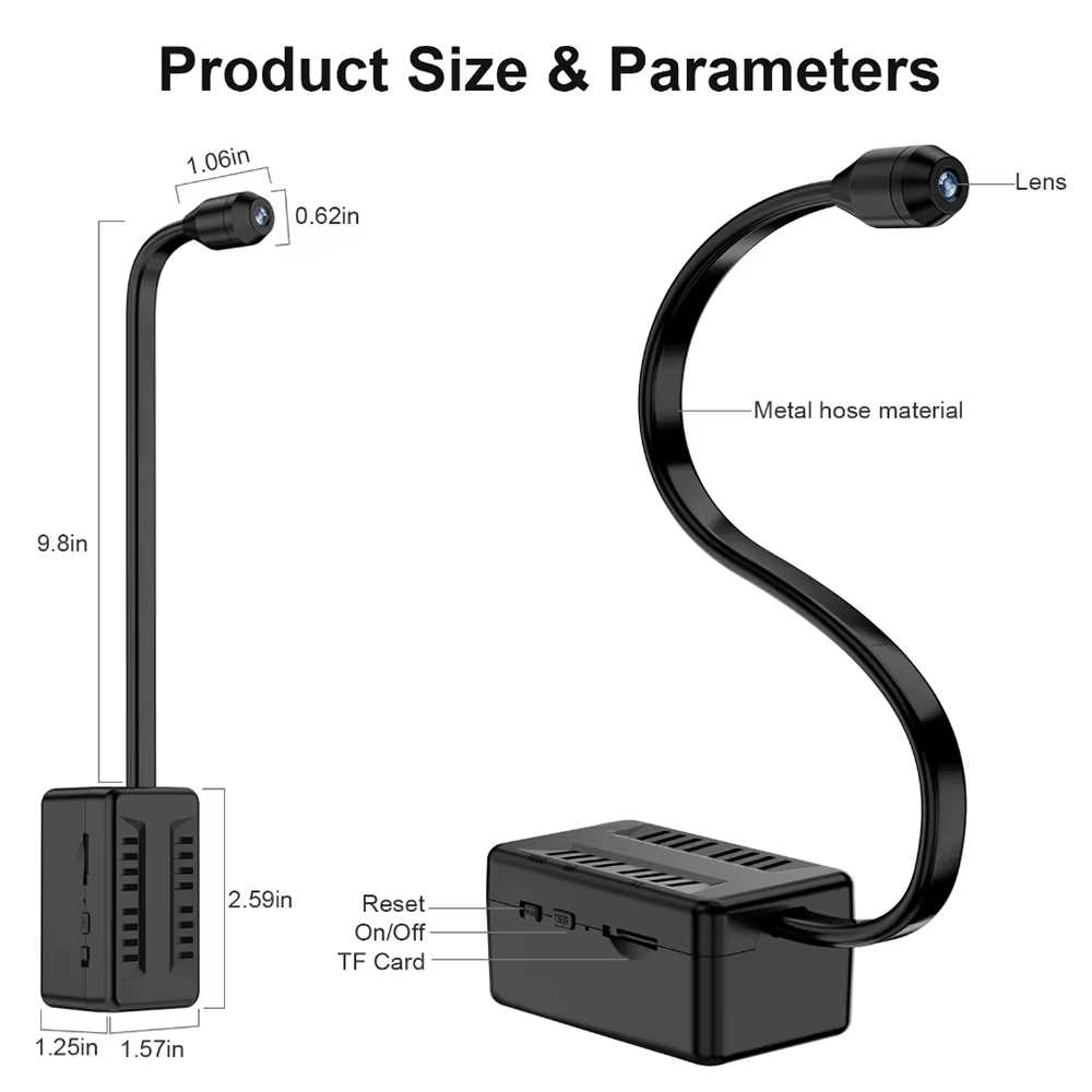 Mini caméra 1080P HD WiFi caméra sans fil enregistreur vidéo Surveillance de sécurité à domicile détection de mouvement caméscope P2P vue à distance