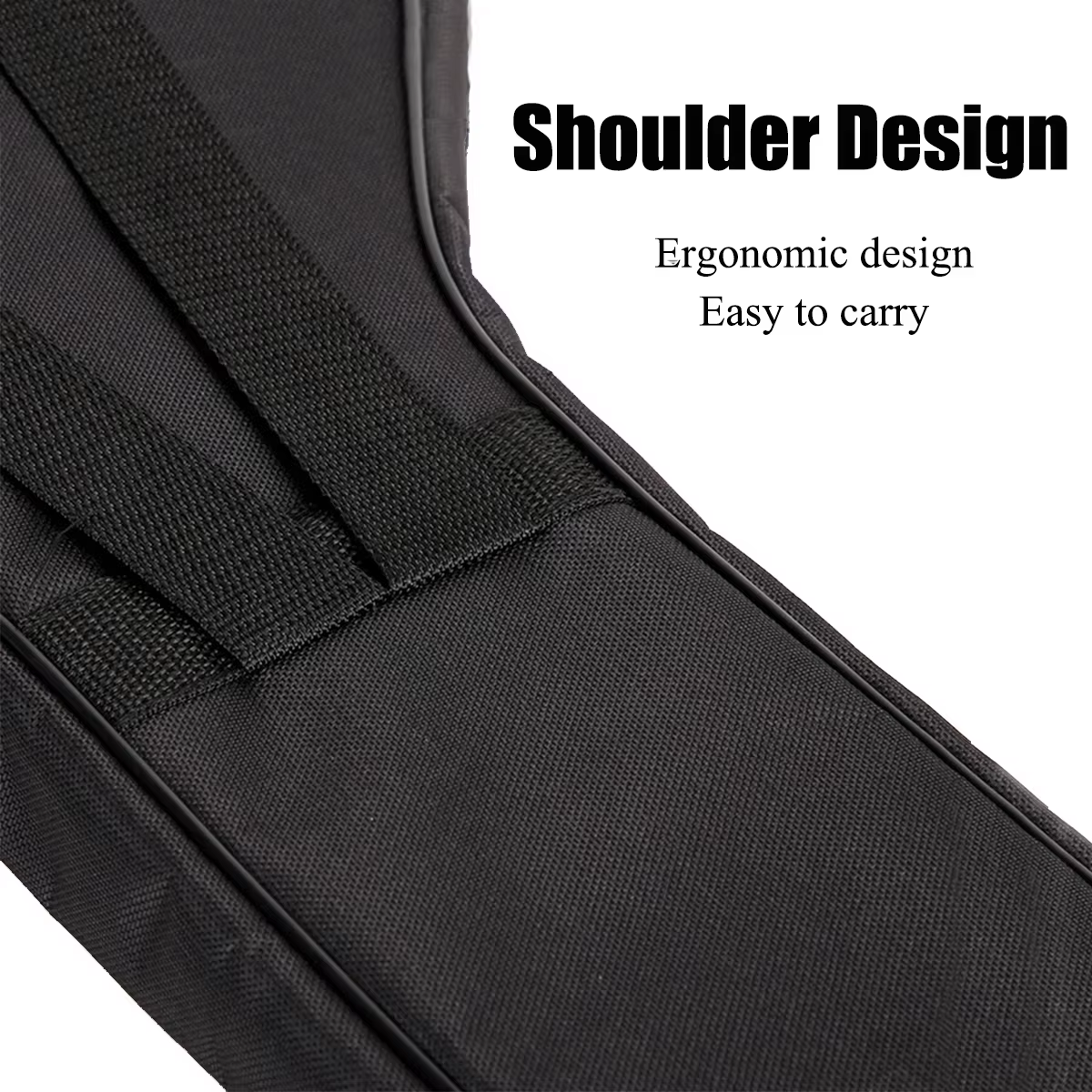 Miwayer Sac de concert pour guitare électrique étanche noir |   Double bretelles pour accessoires de guitare