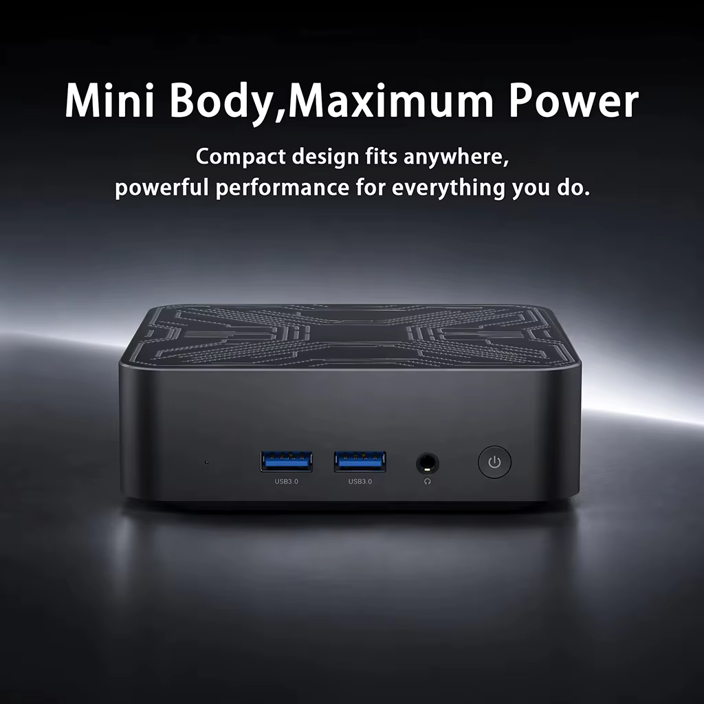 Nouveau mini PC portable Intel Core N95, mini ordinateur gamer, 16 Go de RAM, 512 Go/1 To SSD, Ethernet 1000M, PC de jeu de bureau