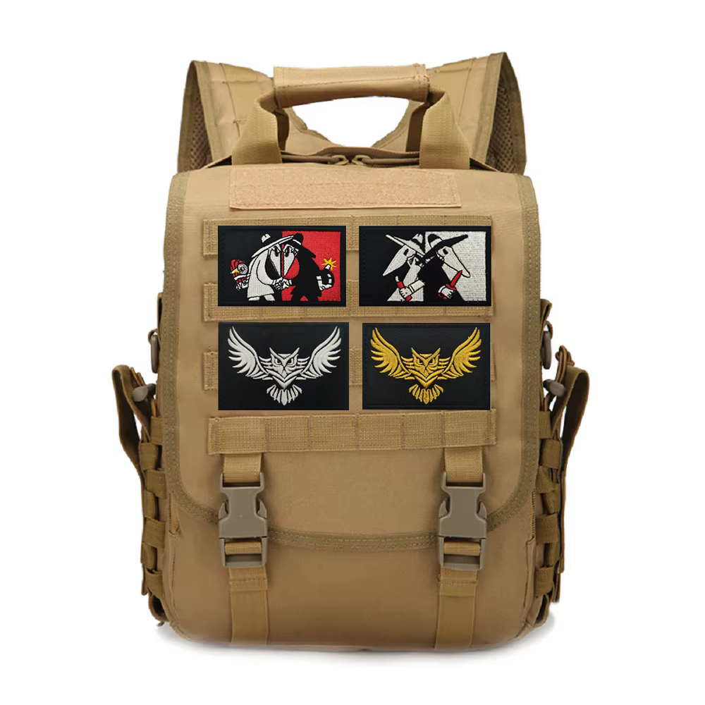 Accessoires de sac d'extérieur nouvellement conçus, insignes brodés, vaisseau spatial Trooper, patchs de sac à dos de moral tactique pour vêtements