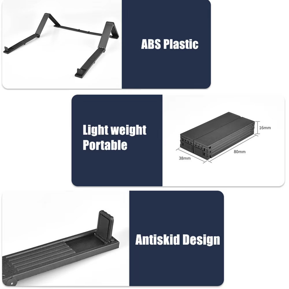Mini Support Portable en plastique pour ordinateur Portable, Support de bureau pour ordinateur Portable, clavier, pour Macbook Air Pro, Dell, HP