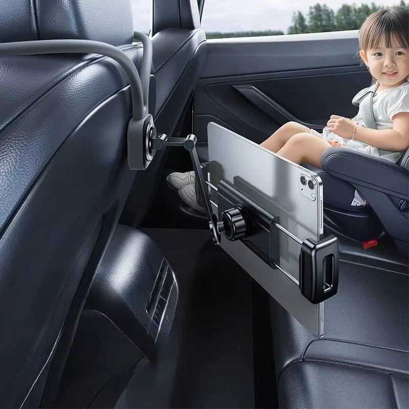 Eary pour support iPad, accessoires de voiture flexibles pour femmes et enfants, essentiels de voyage sur route, organisateur de siège arrière de voiture pour support de tablette