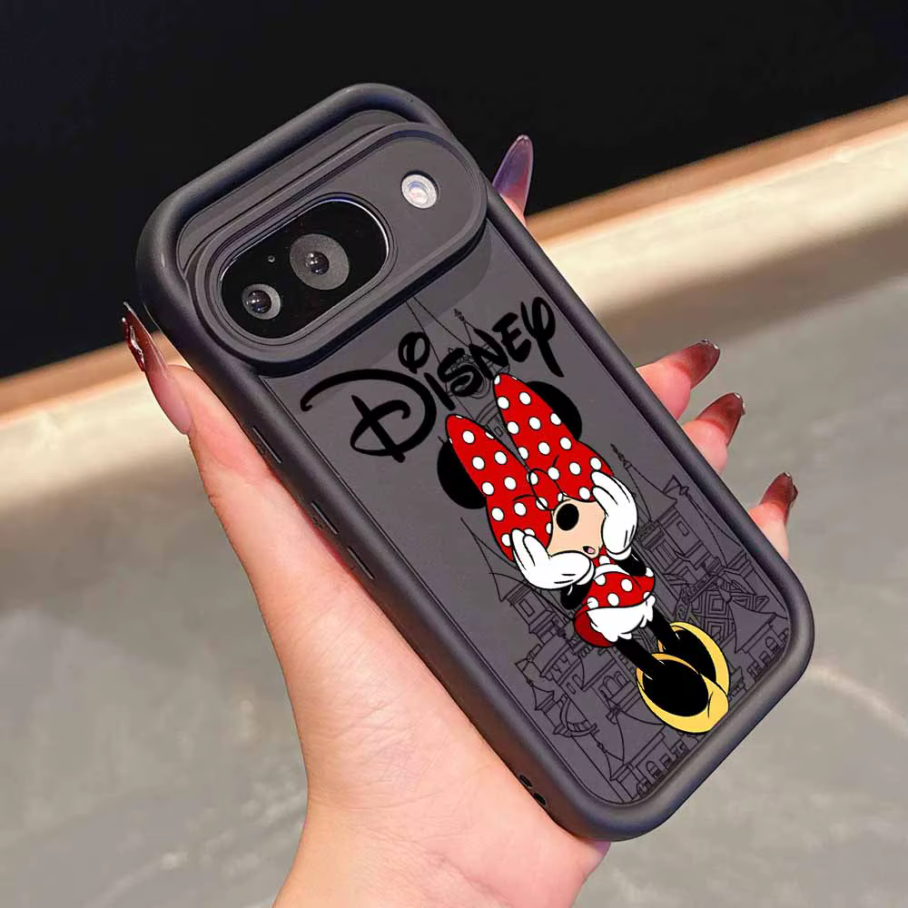 Coque Disney Mickey et Minnie pour Google Pixel 10 9A 9 8A 8 7A 7 Pro XL, avec cordon, en Silicone souple et Cool