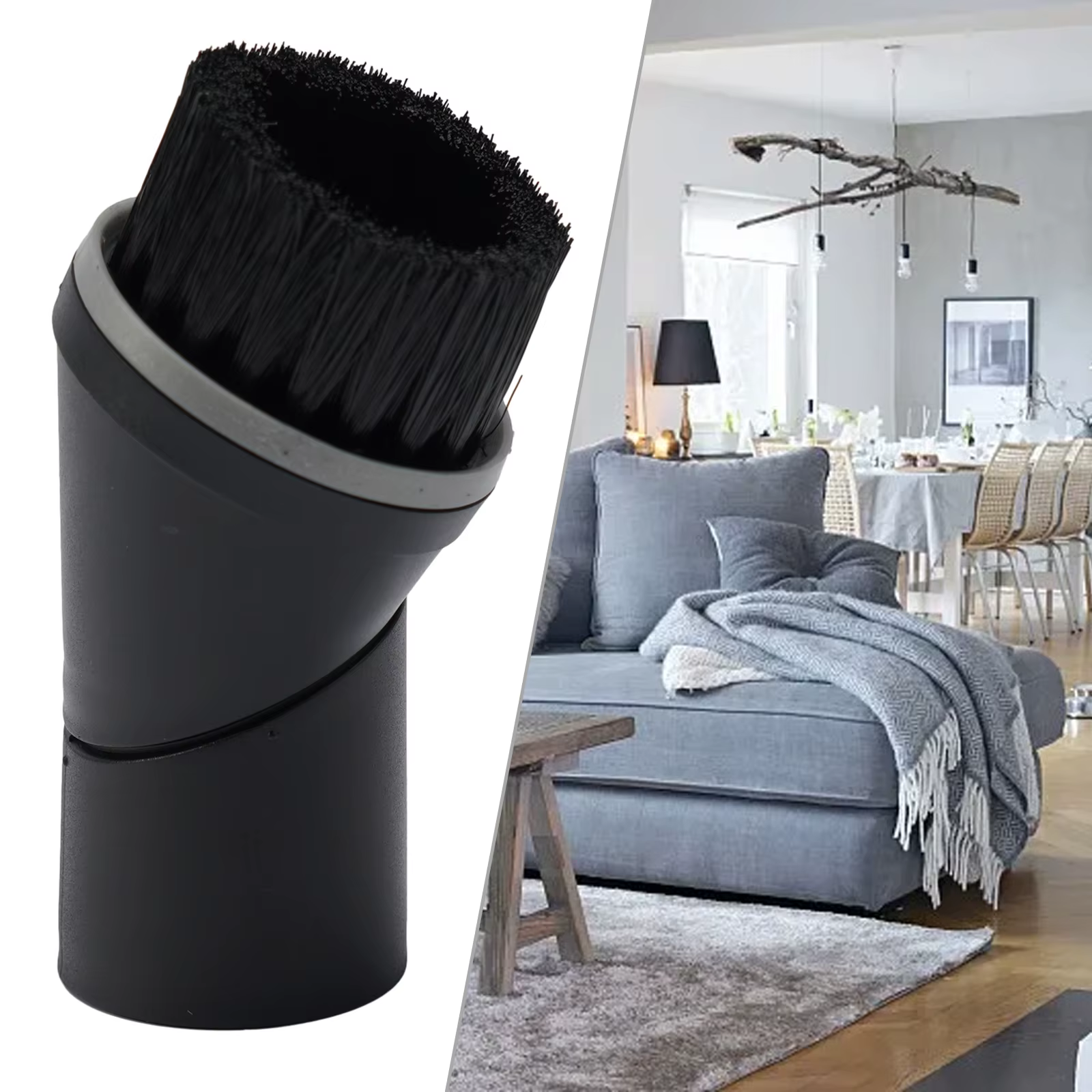 Brosse ronde pivotante, fixation de brosse d'époussetage pour aspirateur Miele série S SSP-10, 07132710 Accessoires pour aspirateur 35 mm