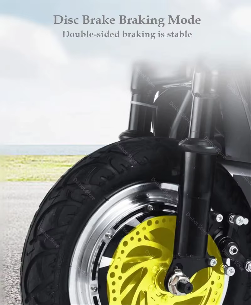Mini Tricycle Électrique à 3 Roues pour Adulte, Scooter de 500W pour Personnes Âgées, avec mir de Chargement, USB, Lampe à la Mode, 35 Km/h, pour 2 Mortes