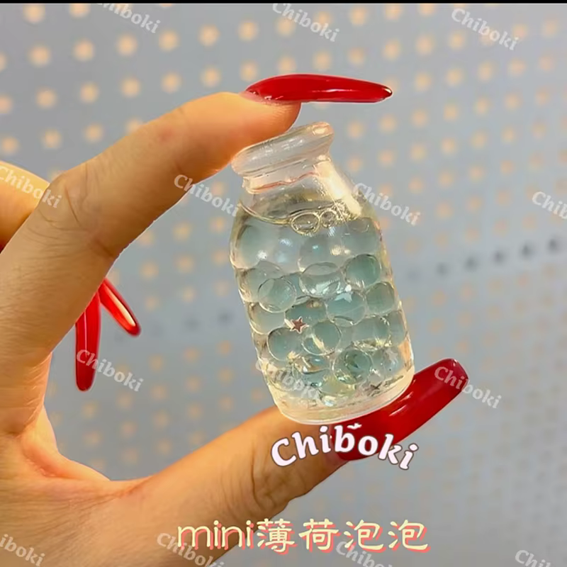 Série Chiboki Mini Water Sign : Jouets anti-stress Squishy Kawaii à cœur rempli d'eau, à remontée lente, cadeaux