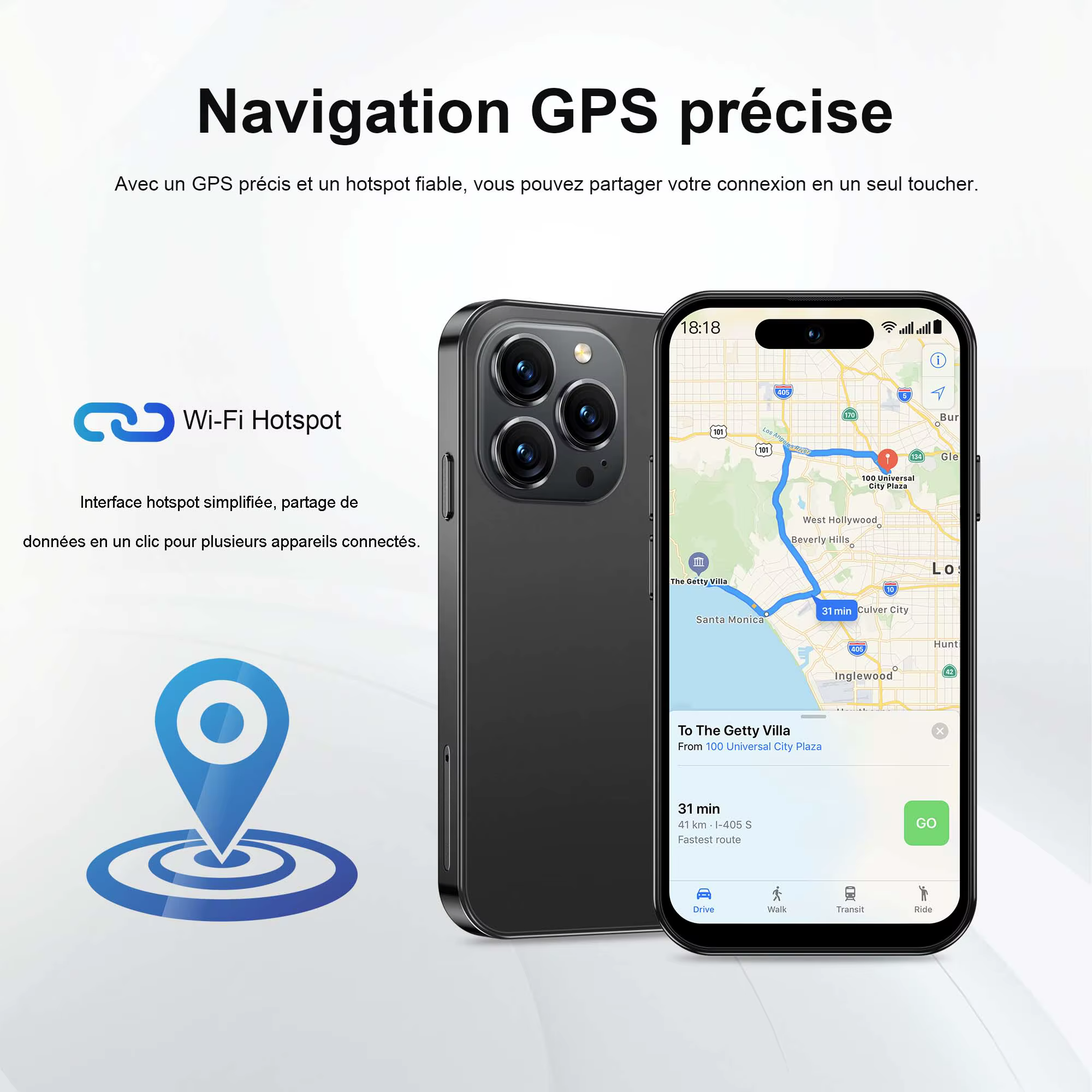 Mini smartphone SERVO S16 Mini 4.0" Android 10 3G WCDMA 2GB+16GB Double SIM Caméra HD WiFi Hotspot Play Store Téléphone de poche compact