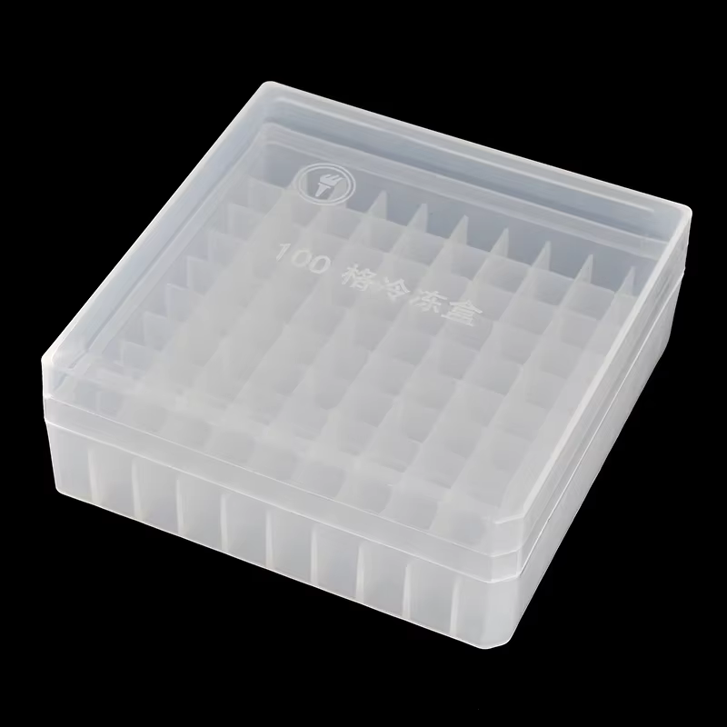 Mini boîte de rangement de bouteilles d'huile essentielle à 100 grilles, boîte en plastique 5x14x14cm, présentoir de bouteilles de parfum portables, support de présentation pour bouteille de 2ml