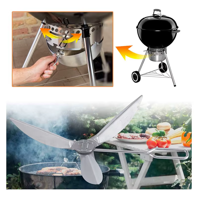 Kit de système de livres à une touche, pièces de gril Weber, accessoires de pièces, grille Weber, facile à installer, 22-1/2 pouces, 7444