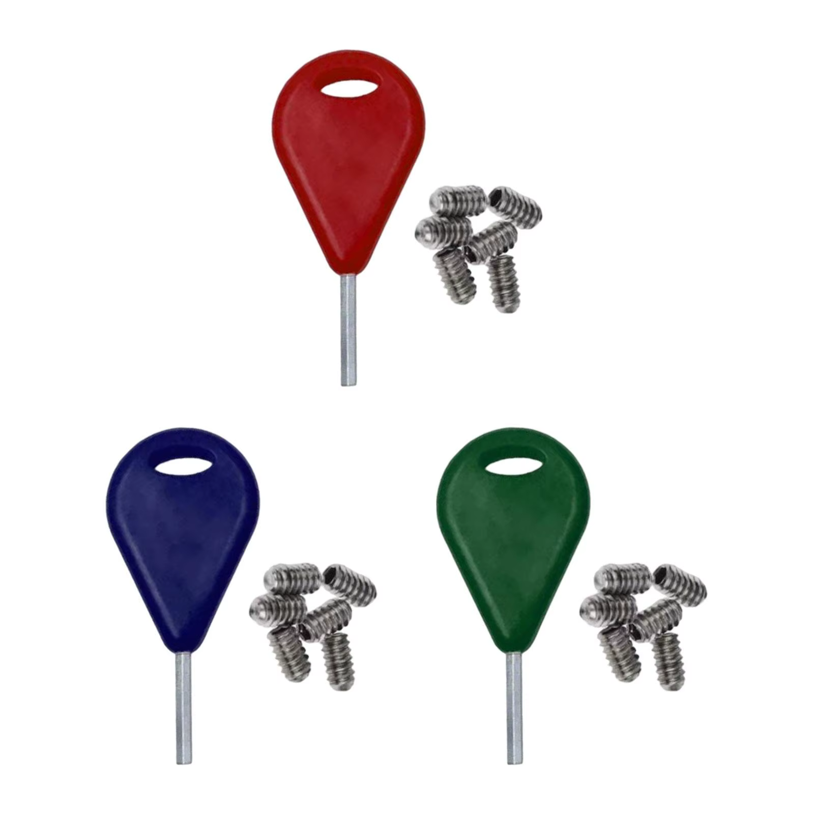 Accessoire de remplacement de clé d'aileron de Surf universel facile à utiliser pour les Sports nautiques en métal avec clé de poignée à vis sans tête clé d'aileron de planche de Surf