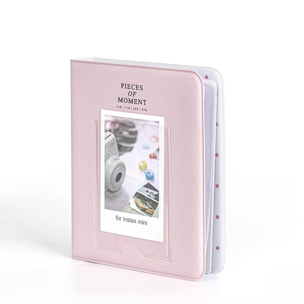 Album Fujifilm Instax Mini à 64 pochettes – Étui pour photos Polaroid pour mariage, rangement de cartes instantanées, cadeau souvenir
