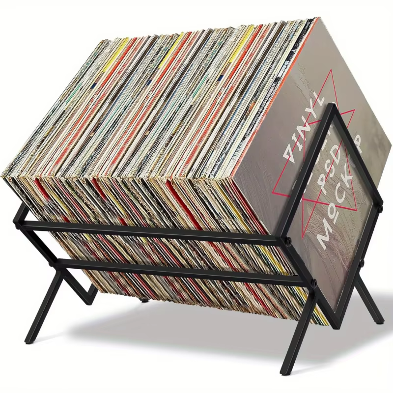 Support de stockage d'album en vinyle 80LPSgrande capacité support de disque multicouche accessoires de lecteur de disqueCDRack
