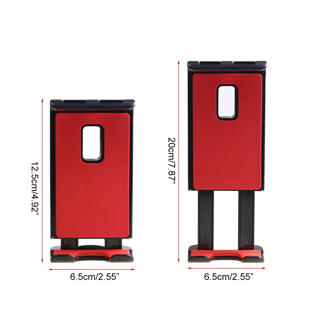 Support de tablette de voiture réglable pour siège arrière de voiture, support iPad, support de téléphone portable, clip de support, auto, voyage en voiture, accessoire pour enfants, repos au sauna