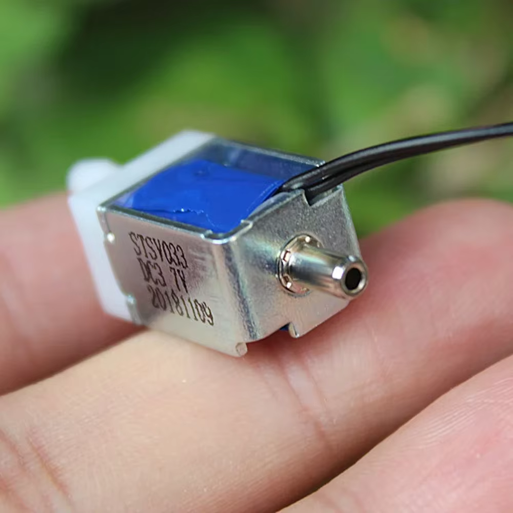 Mini électrovanne, 3 voies, dégagement d'air, électronique tingDC 3.7V, admission électronique accessible