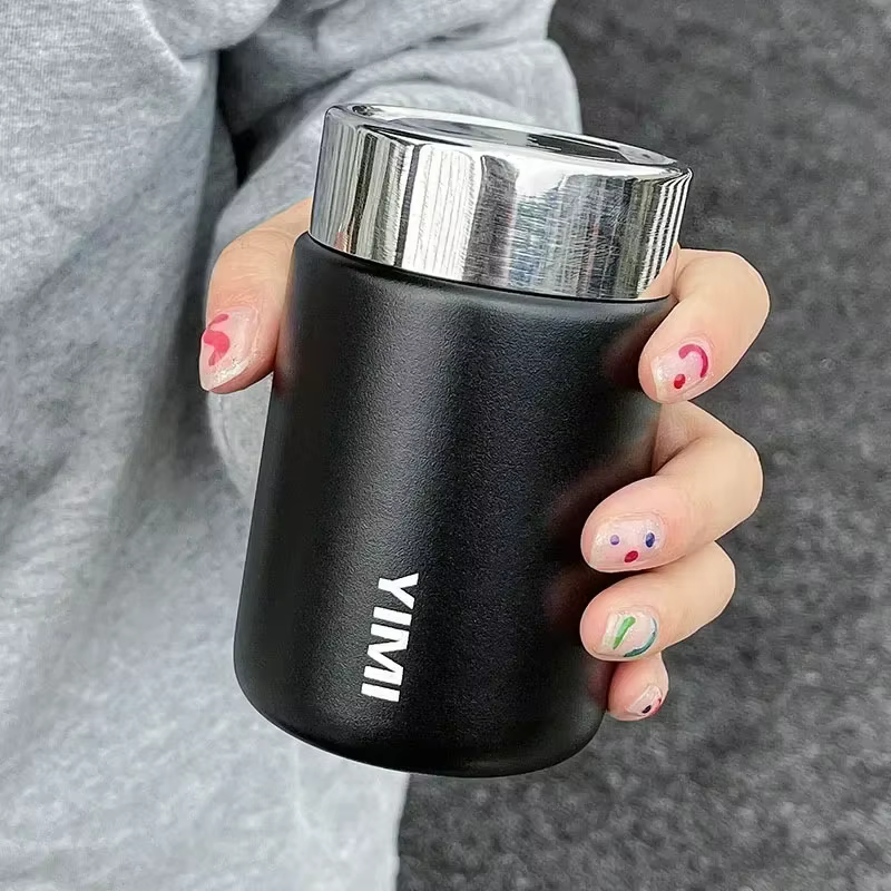 230ml Mini acier inoxydable 316 Thermos tasse mode Portable poche flacon sous vide café thé bouteille d'eau thermique gobelet