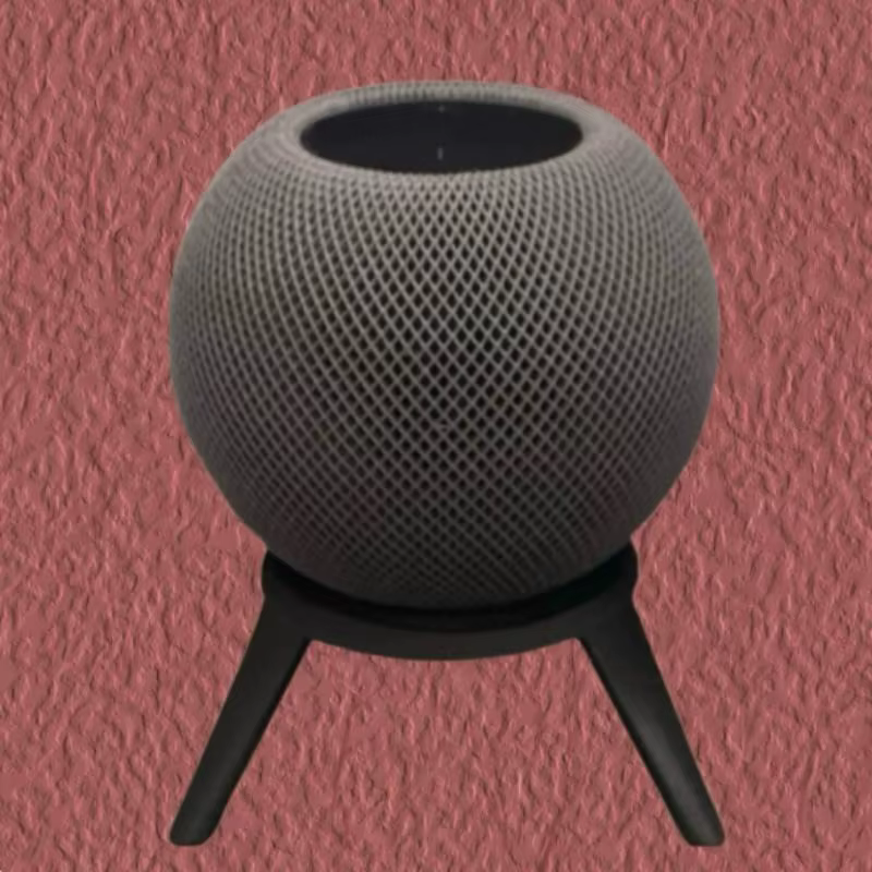 Support pour haut-parleur HomePod Mini, base en plastique durable, support trépied, support antidérapant pour comptoir de cuisine
