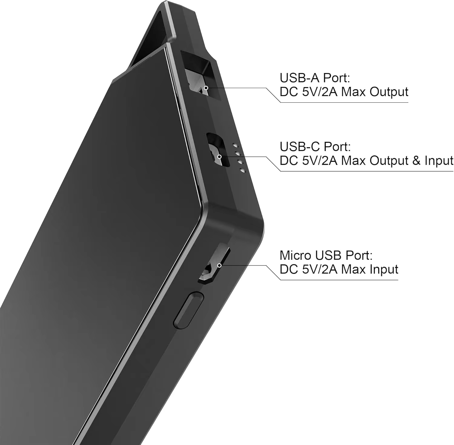 TNTOR-Mini batterie portable, grande capacité 10000mAh, 8mm, ultra-mince, de rechange, pour iPhone 15, Xiaomi, Huawei, Samsung
