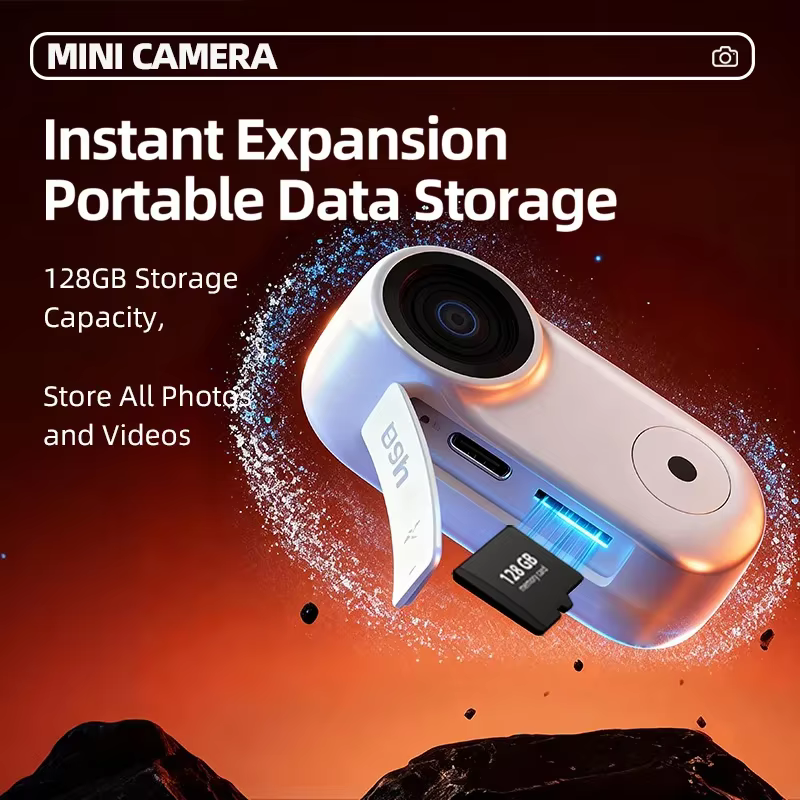 Caméra d'action miniature OnePlus 4K, caméra POV miniature, caméra portable, caméra embarquée, enregistreur pour casque, caméra de sport magnétique de poche