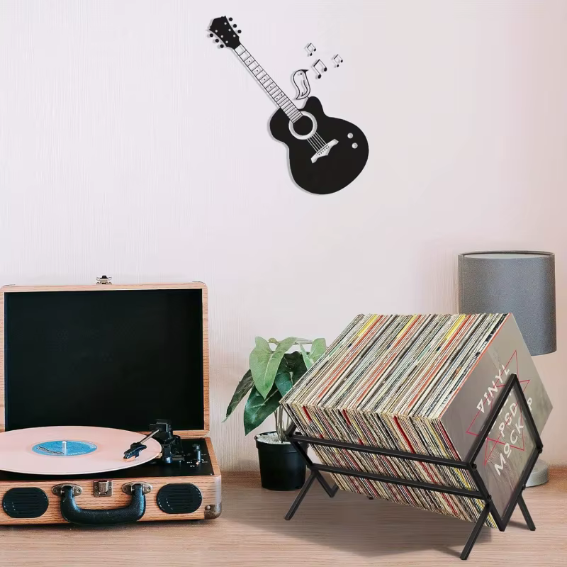 Support de stockage d'album en vinyle 80LPSgrande capacité support de disque multicouche accessoires de lecteur de disqueCDRack