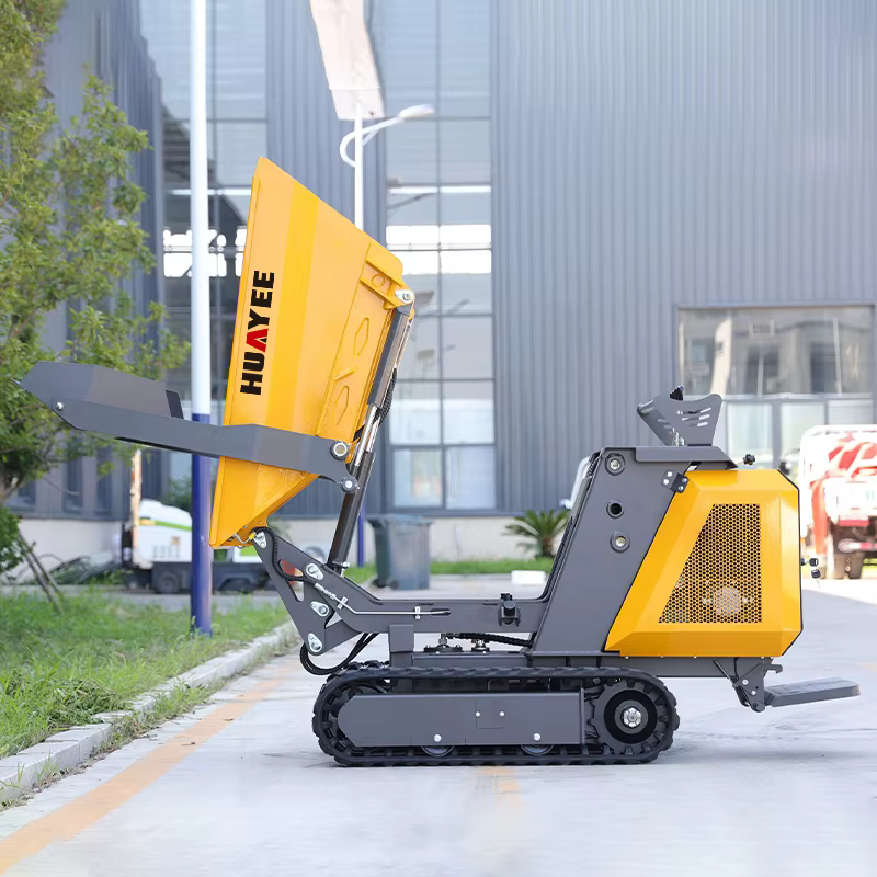 Mini-dumper sur chenilles personnalisable, camion benne agricole, 800 kg, livraison rapide, mini-dumper automatique.