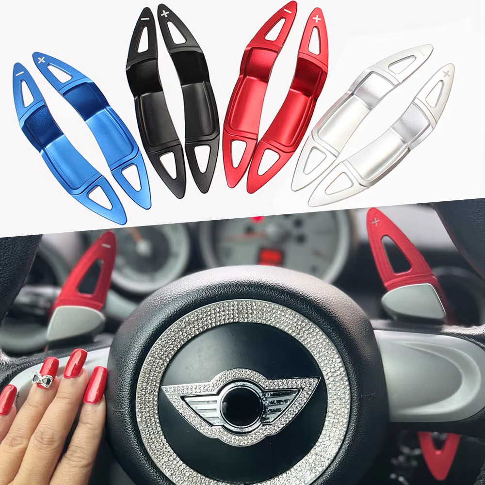 Palette de changement de vitesse en aluminium, extension de volant, pour MINI MK2 Roadster Coupe Paceman Cooper S JCW R55 R56 R57 R58 R59 R60 R61 LCI