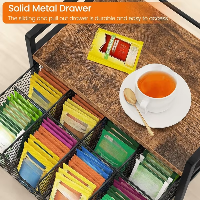 Nouveau support de rangement pour capsules de café, étagère de bureau, support de rangement pour comptoir de cuisine, organisateur de capsules de café - Accessoires pour bar