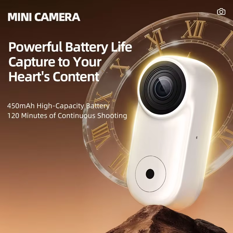 Caméra d'action miniature OnePlus 4K, caméra POV miniature, caméra portable, caméra embarquée, enregistreur pour casque, caméra de sport magnétique de poche