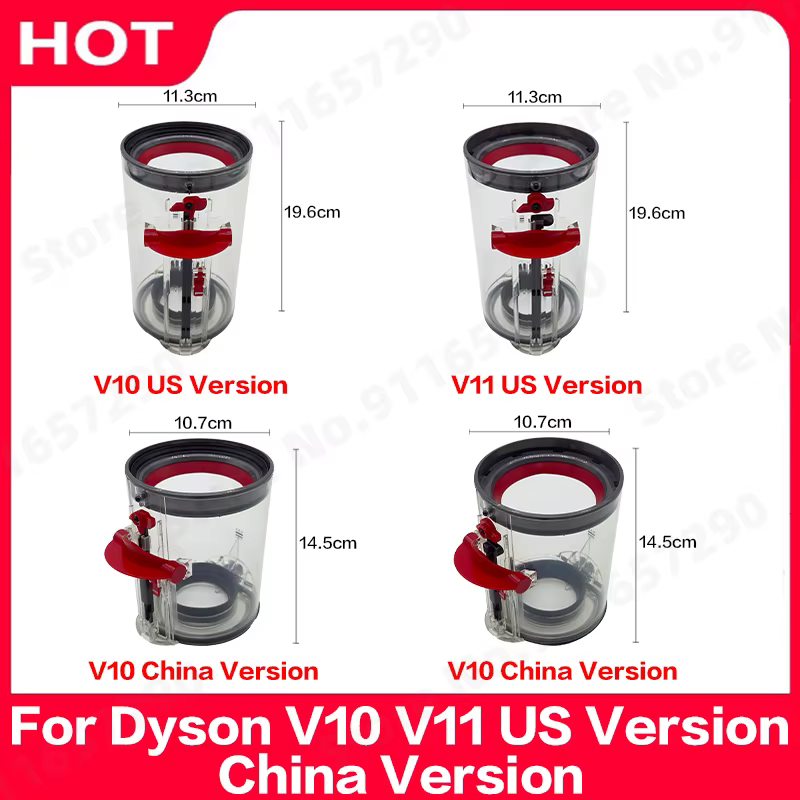 Pièces de rechange pour aspirateur à main sans fil Dyson V10 V11, édition accessoire, récipient à poussière