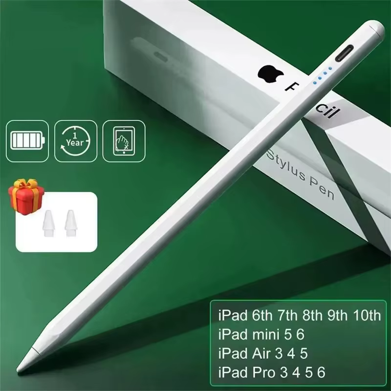 Stylet pour Apple Pencil 2, iPad, 2023, 2022, 2021, 2020, 2019, 2018, 4, 5, 9e, 10e, Air 5, accessoires pour iPad