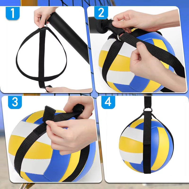 Accessoires d'entraînement de pointes de volley-ball, entraîneur réglable, système d'assistance de volley-ball, sport d'entraînement de volley-ball en plein air.