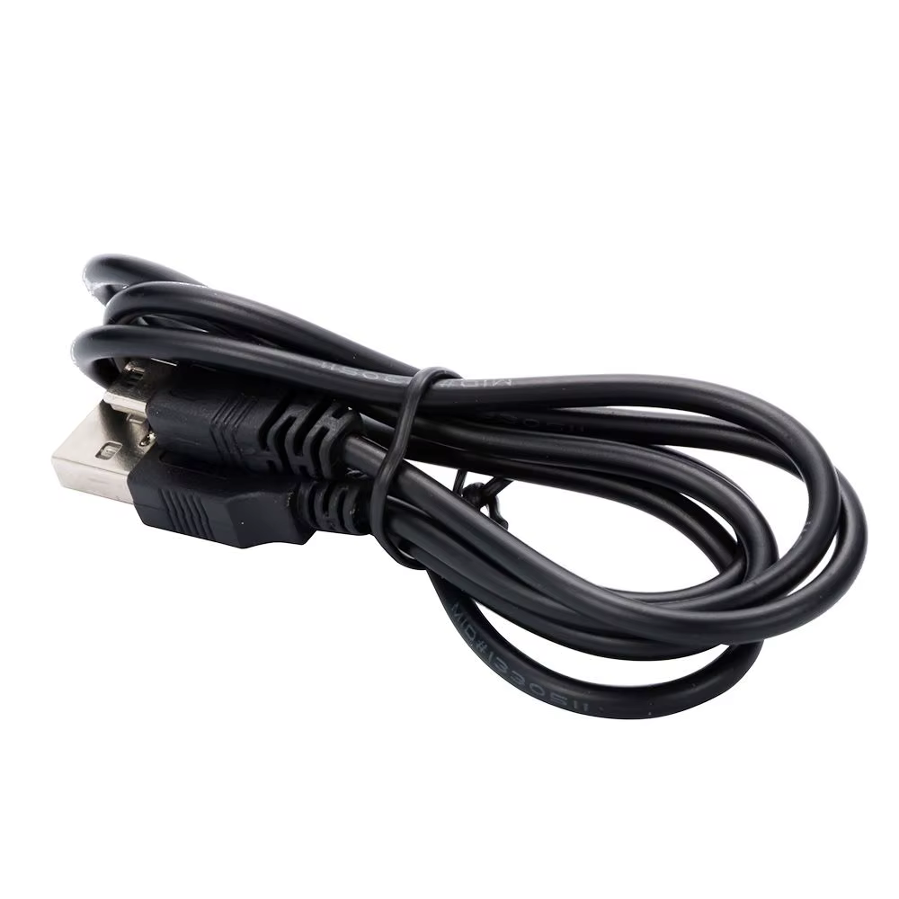 Câble de données USB 2.0 vers MINI 5 broches mâle de 1m pour ordinateur portable, haut-parleurs, PSP – Cordon de charge