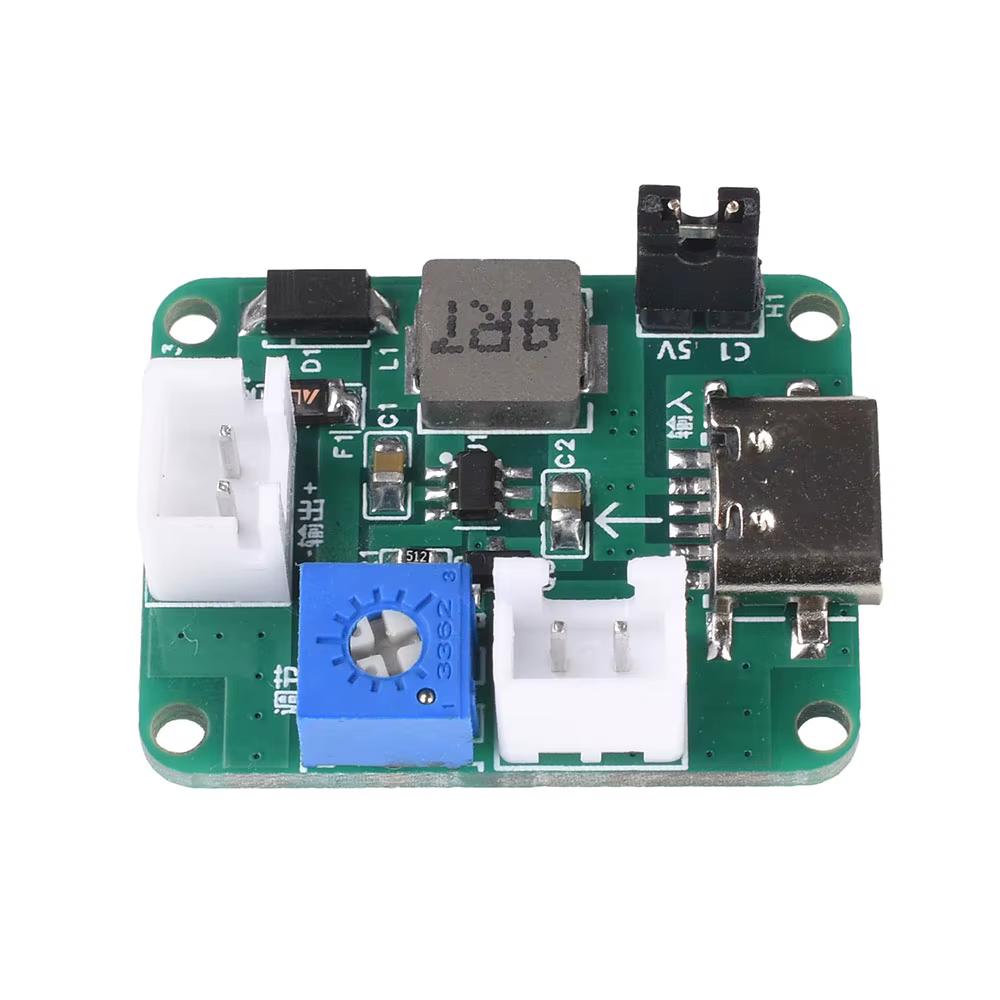 Mini module de surtension réglable, convertisseur DC-DC, double entrée 3-6V, sortie 5-24V avec protection contre les courts-circuits pour projets DIY