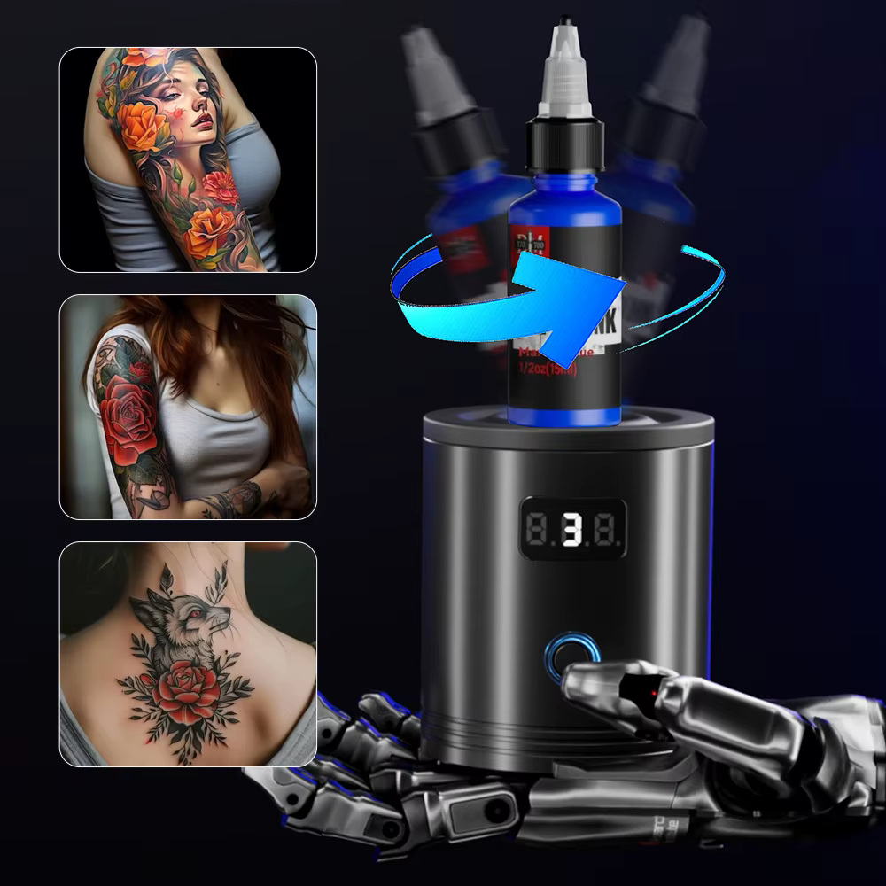 Mini mélangeur vortex, agitateur de vernis à ongles, mélangeur d'encre de tatouage, fonction tactile, portable, pour encres de laboratoire, peintures acryliques, vernis à ongles