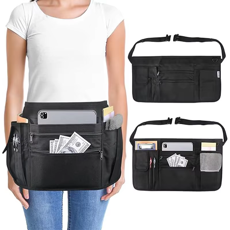 Tablier de taille Portable, outil utilitaire, ceinture, pochette d'argent, tablier de serveur polyvalent, artisan, accessoire de serveur de charpentier en plein air