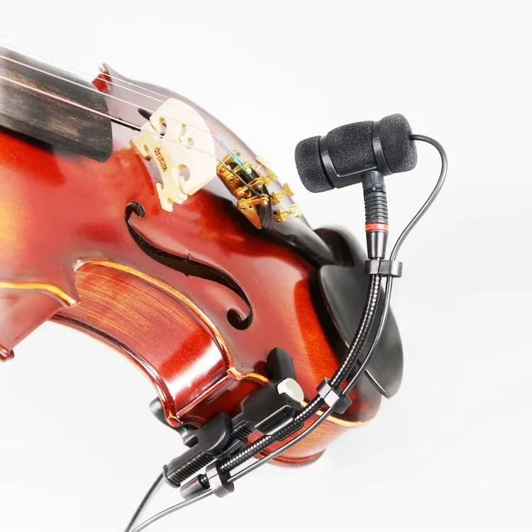 Clip de Microphone pour Instrument de musique, mandoline, violon, violoncelle, support de guitare en bois, pince de support de montage sur rack