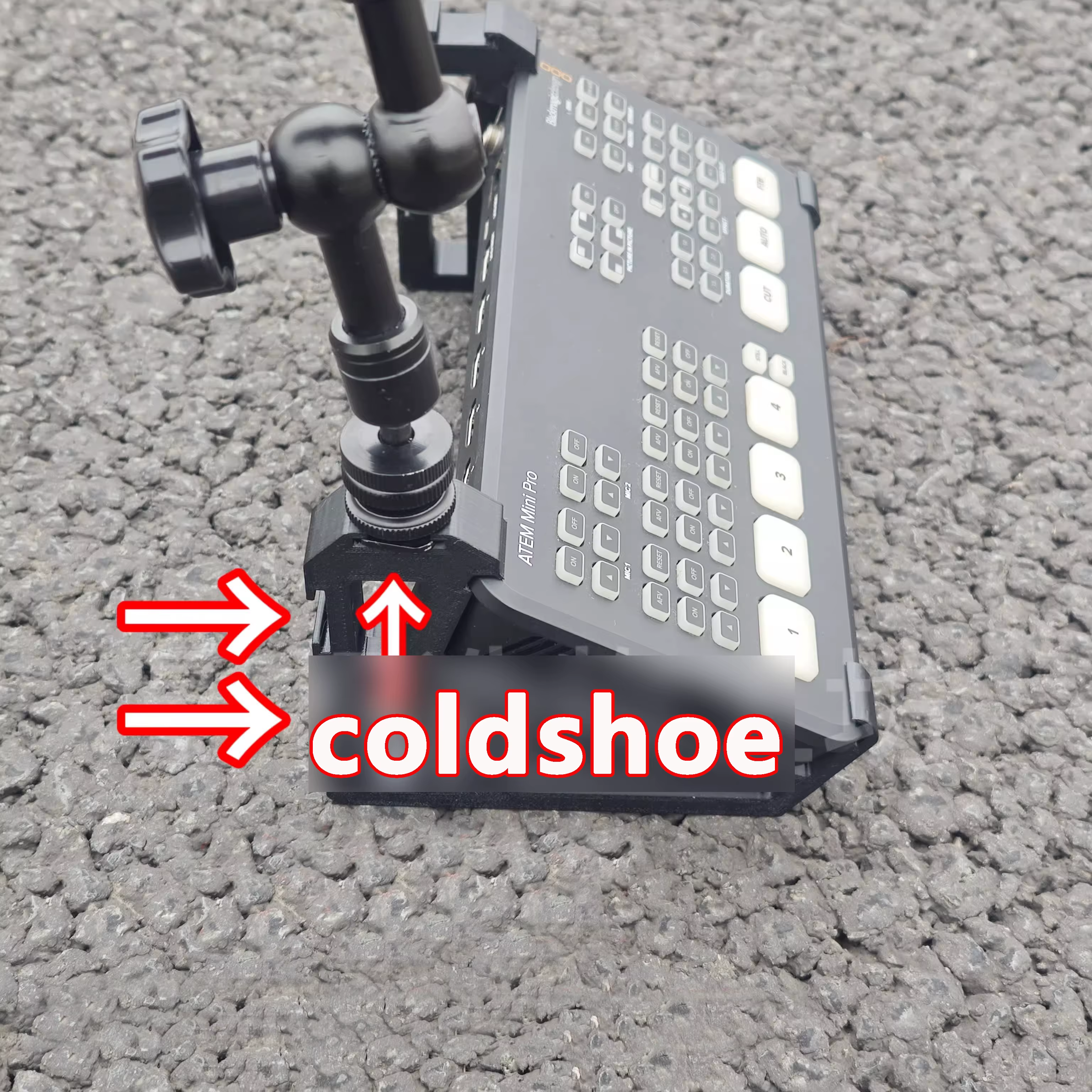 ATEM mini pro supports de refroidissement chaussure froide peut contenir un moniteur Portable extrêmeISO directeur canal rehausser les supports de dissipation thermique