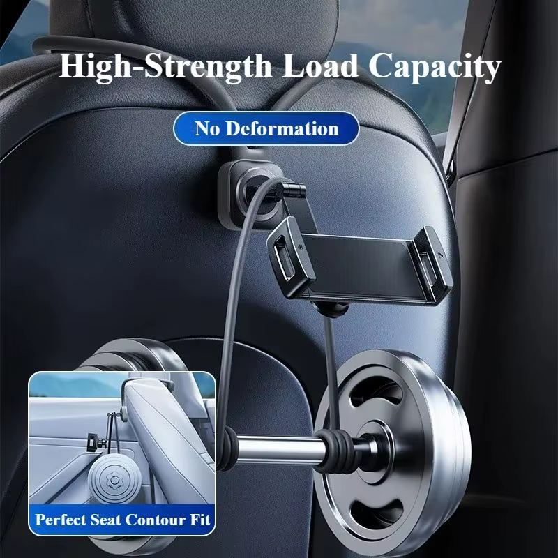 Eary pour support iPad, accessoires de voiture flexibles pour femmes et enfants, essentiels de voyage sur route, organisateur de siège arrière de voiture pour support de tablette