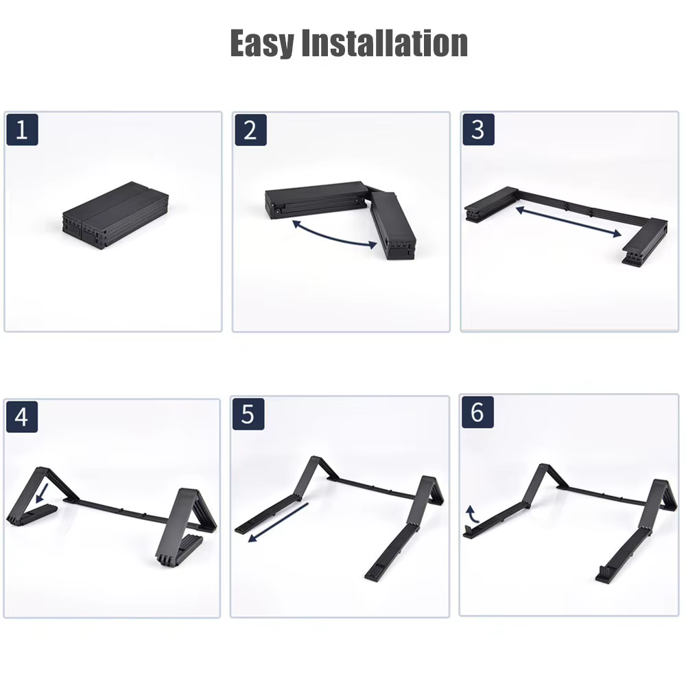Mini Support Portable en plastique pour ordinateur Portable, Support de bureau pour ordinateur Portable, clavier, pour Macbook Air Pro, Dell, HP