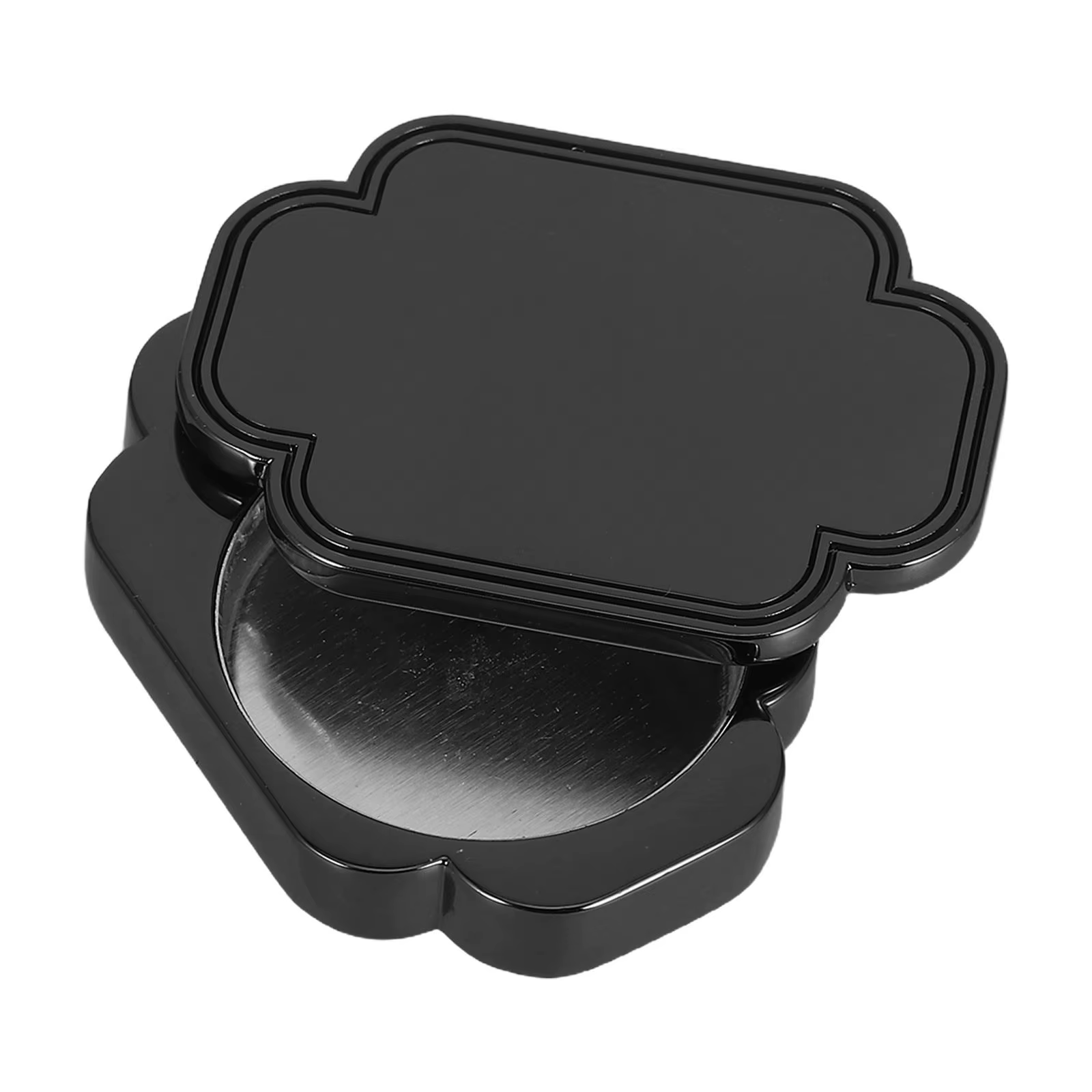 Mini boîte à parfum solide avec couvercle coulissant, boîte en métal compacte et portable, porte-parfum à poussoir, pot à baume rechargeable, format voyage
