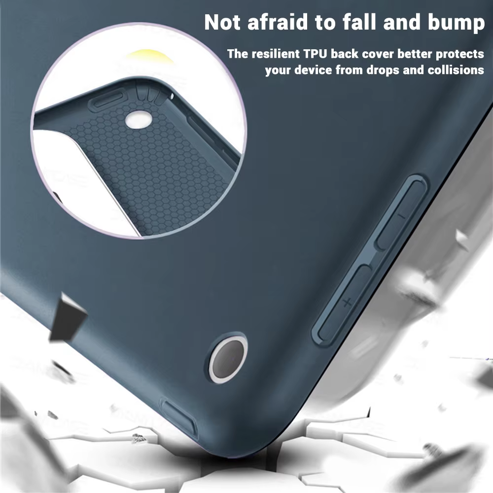 EMTRA pour étui iPad 2021 Mini 5 6 génération étui pour iPad Pro 11 2018 9.7 5 6th Air 2 3 10.5 housse transparente en silicone PU Funda