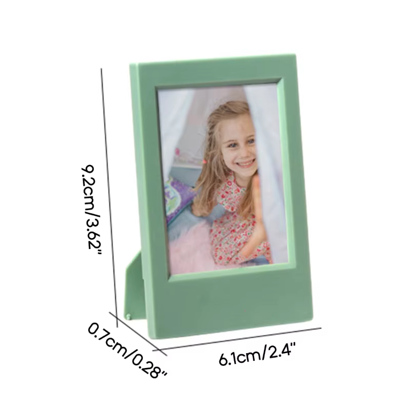 Mini cadre photo pour testeur, présentoir de carte photo brittop, support de bureau, décorations de maison et de bureau, cadeau, 3 pouces
