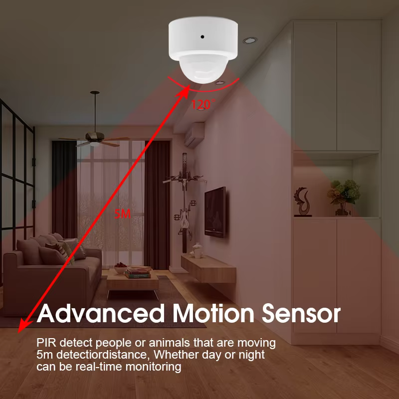 ONENUO-Mini détecteur de mouvement PIR intelligent, capteur infrarouge du corps humain, antivol, application Tuya, télécommande Smart Life, Tuya Zigbee