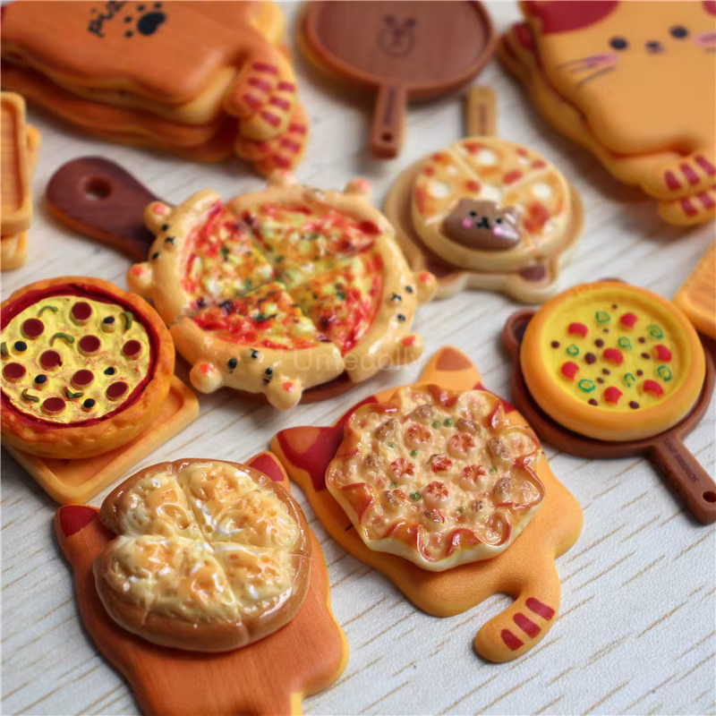 Plateau à Pizza Miniature pour maison de poupée, échelle 1/6, jeu de simulation de nourriture pour poupée Blyth BJD, accessoires, jouet