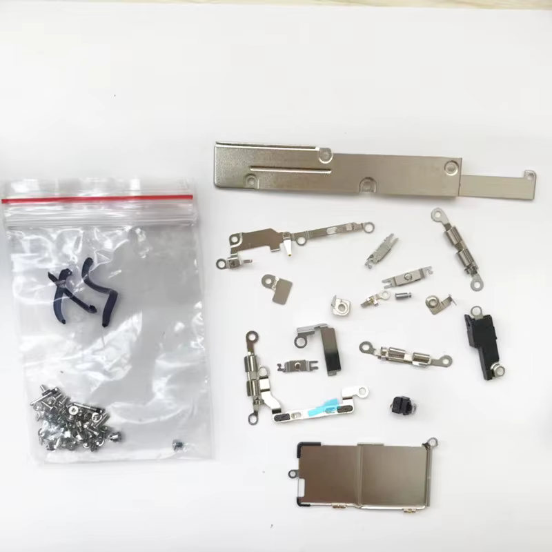 Kit complet de petites pièces de support interne en métal + vis complètes pour iPhone 11 12 13 MINI 14 15PRO MAX 7 7plus 8 Plus 7P 8P X XR XS MAX
