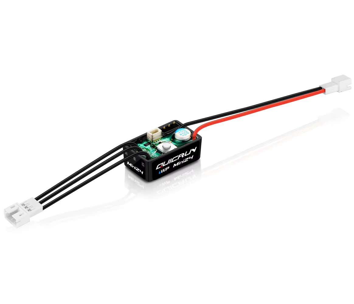 HOBBYWING QuicRun WP Mini24 25A étanche 2-3S brossé/sans balais ESC pour 1/24 1/18 1/16 RC Mini voiture chenille Monster 1621 moteur