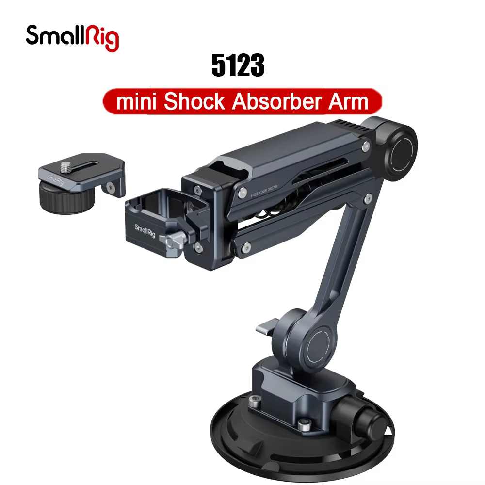 Bras amortisseur SmallRig Mini pour DJI Osmo Pocket 3 / GoPro HERO13 / Insta360 X4 5123